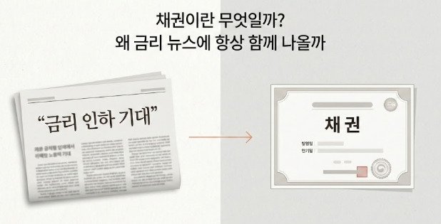 금리 뉴스와 함께 언급되는 채권의 의미를 설명하는 대표 이미지